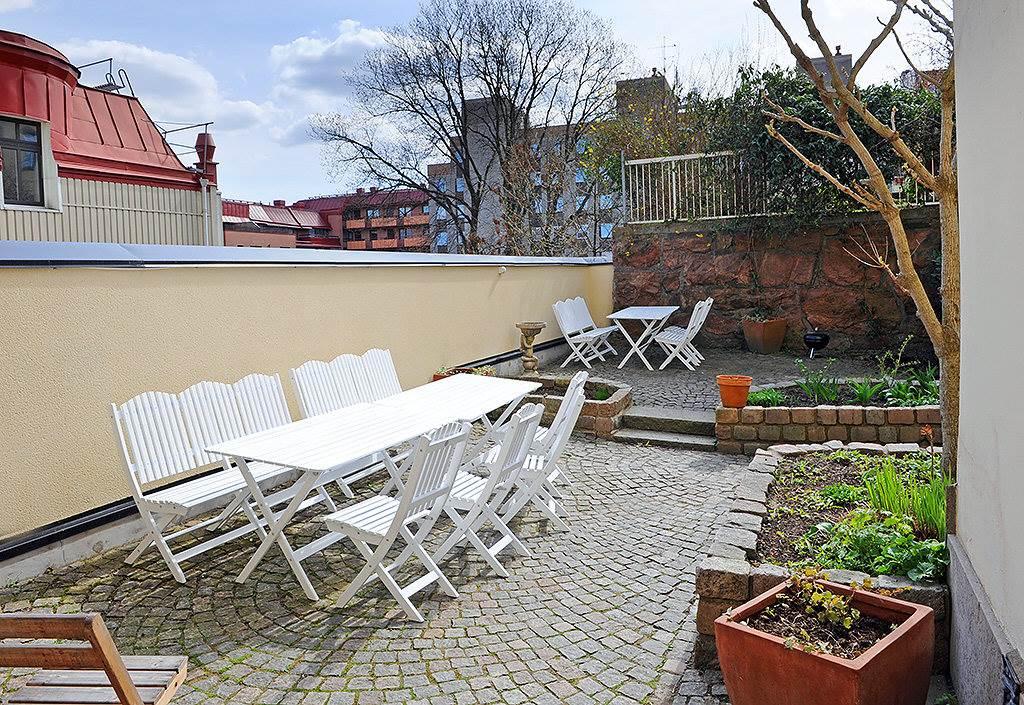 Om sommaren grillas det flitigt