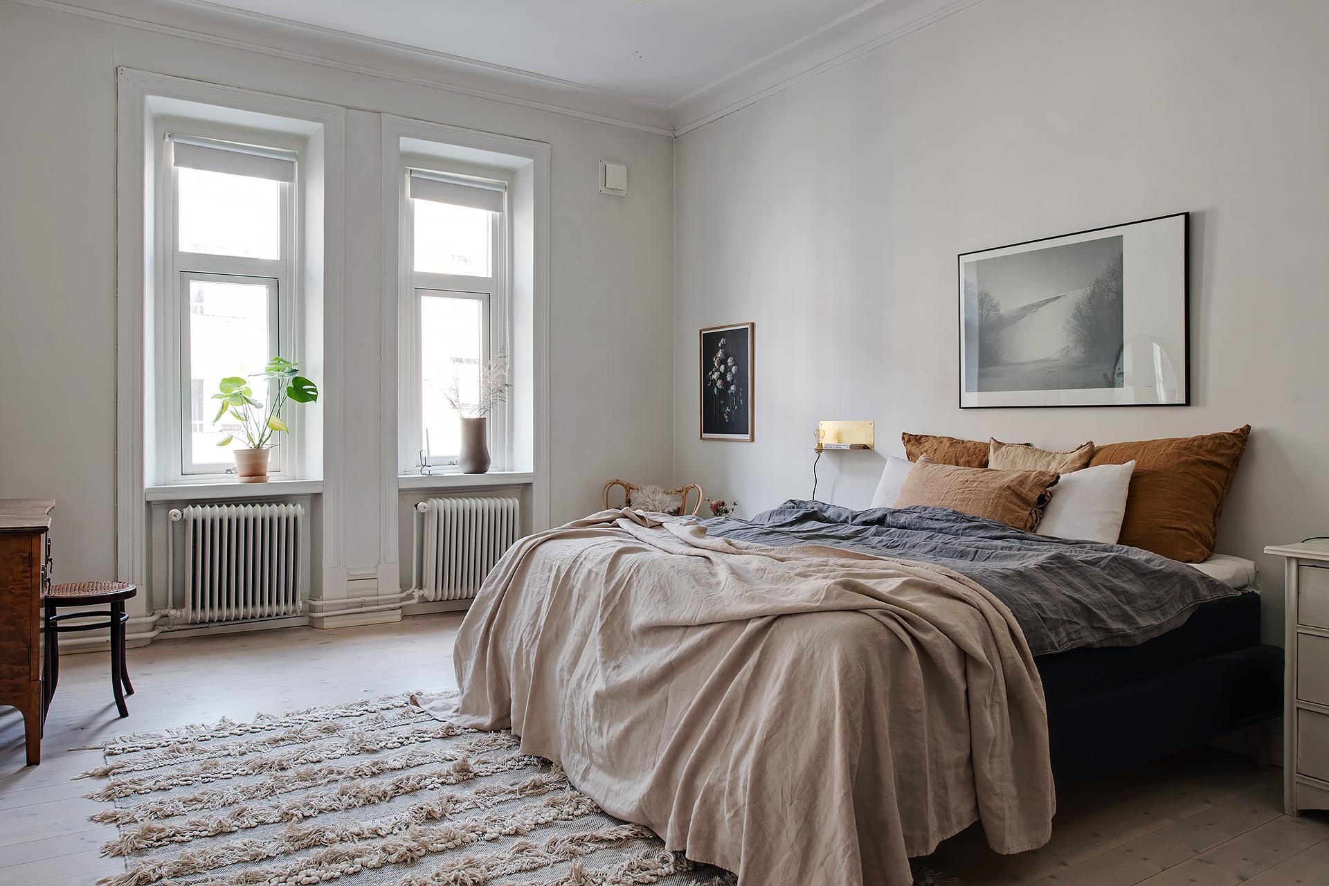 Detta rum användas idag som master bedroom