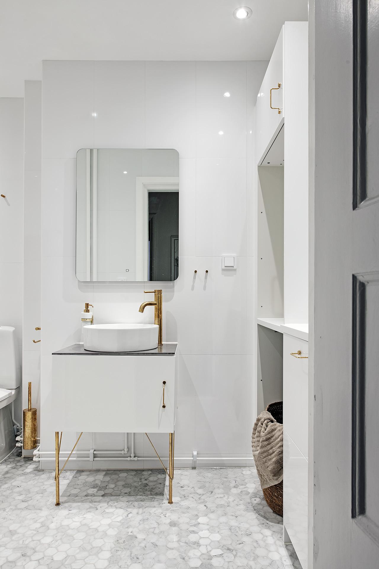 Förberett för tvättmaskin 