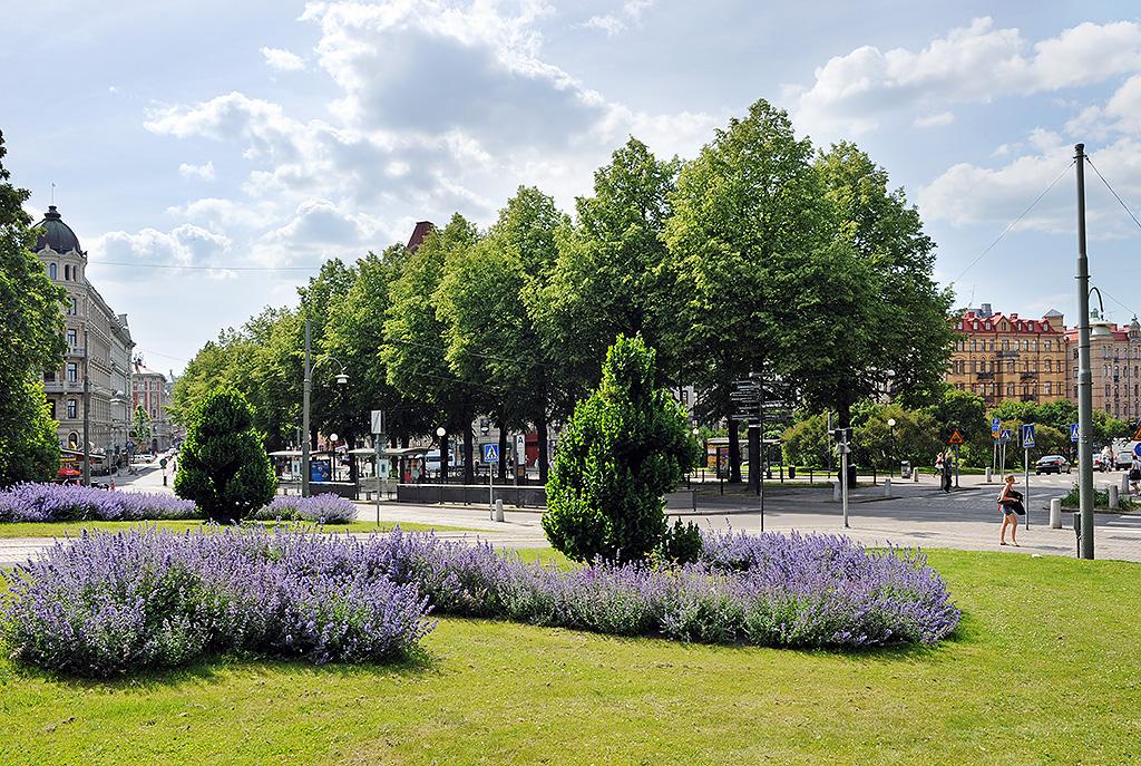 Stenkast från Vasaplatsen