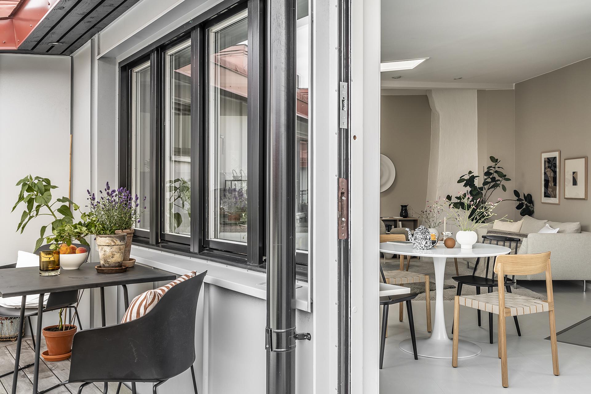 Dörren står alltid öppen och ger en villakänsla