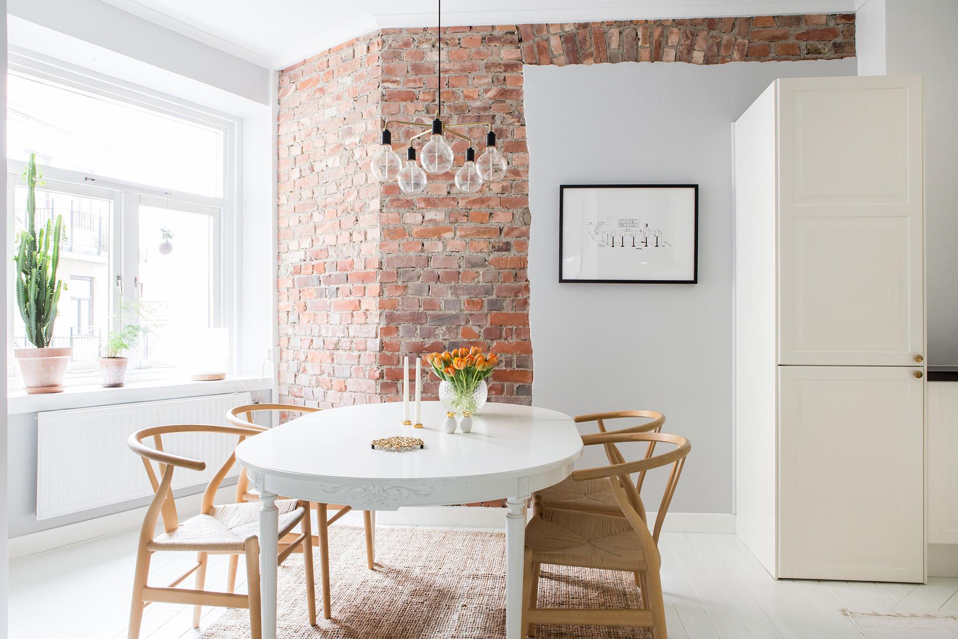 Det stora köket ger plats åt många middagsgäster