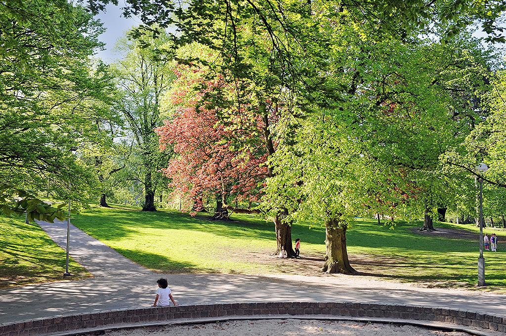 Vasaparken är närmaste grönområde - runt hörnet!