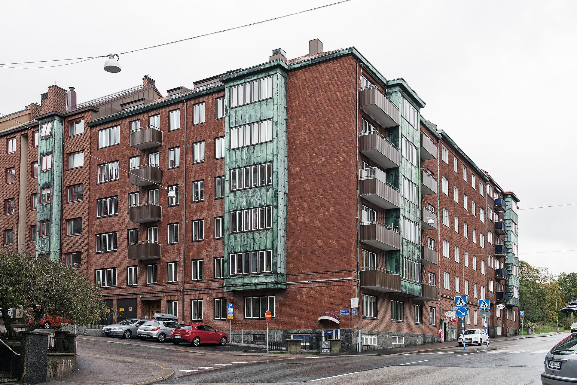 Vidblicksgatan 1, hörnan till Gibraltargatan