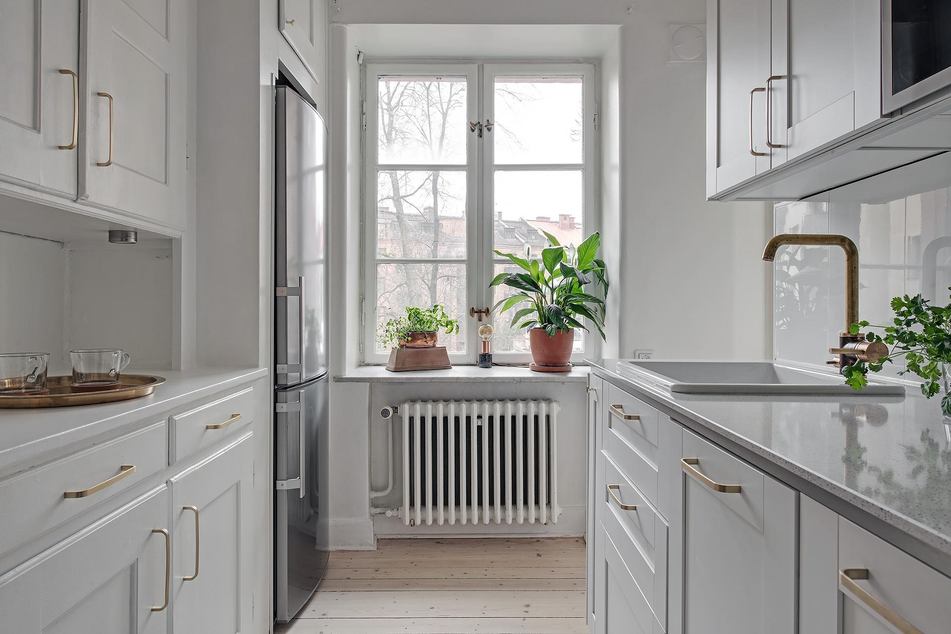 Kök totalrenoverat under år 2018 med bevarade originalskåp