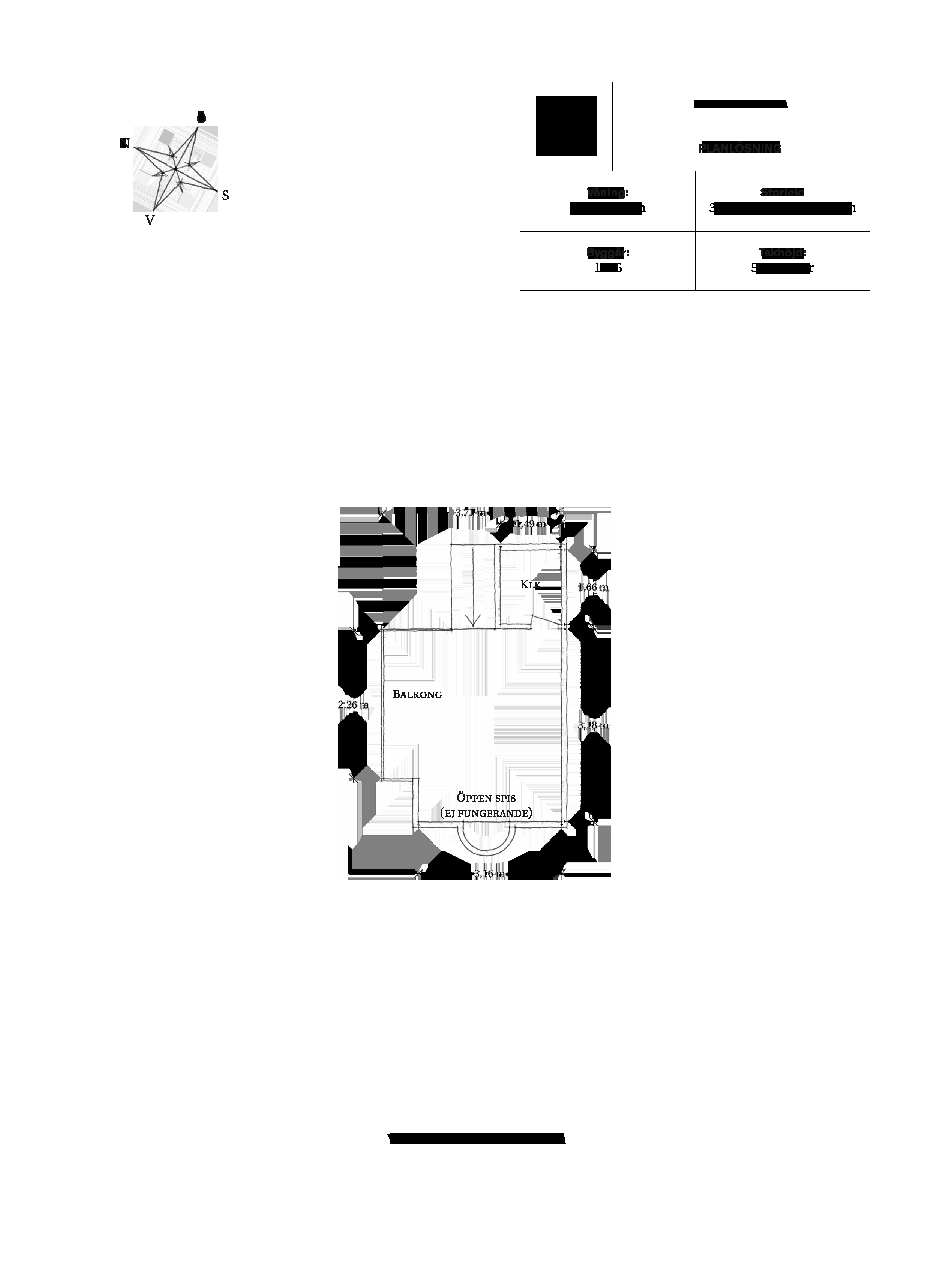 Planskiss, entresolplan