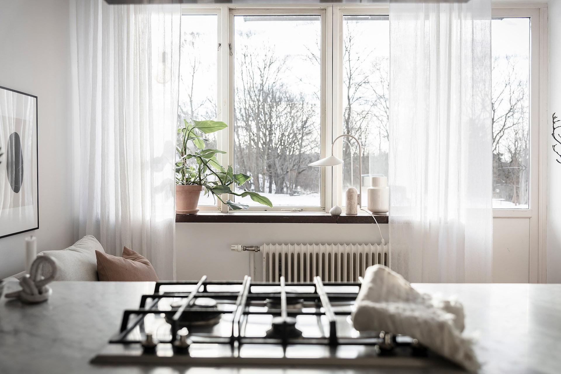 Fri tillgång till gas i huset - helt okej matlagning med denna utsikten