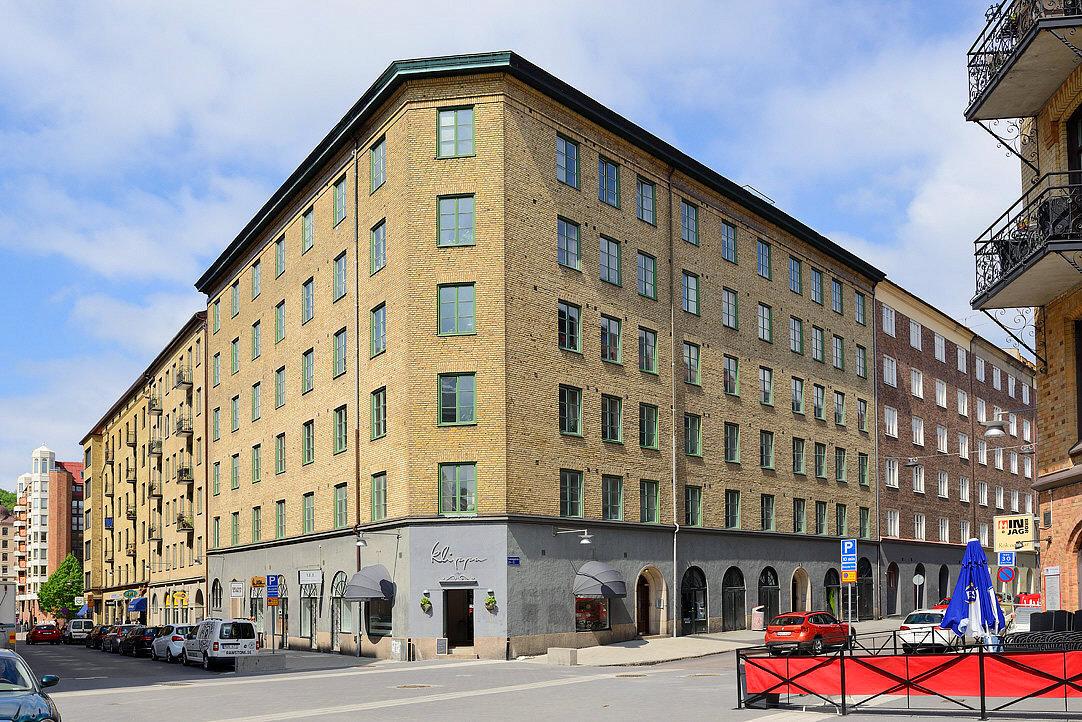 Lågupplöst Föreningen utgör hörnet Nordenskiöldsgatan - Sveagatan