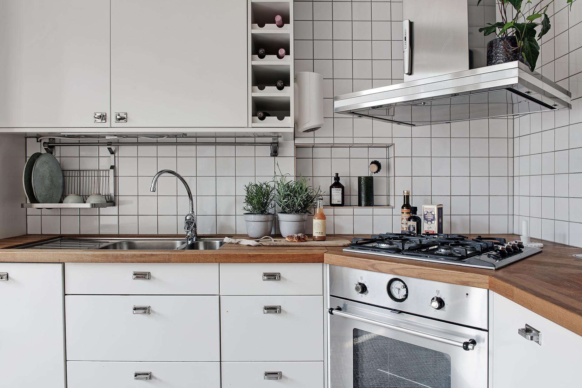 Ett både praktiskt och stilrent kök