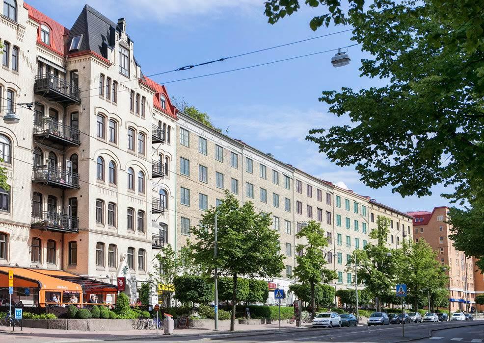 Runt hörnet ligger Linnégatan...