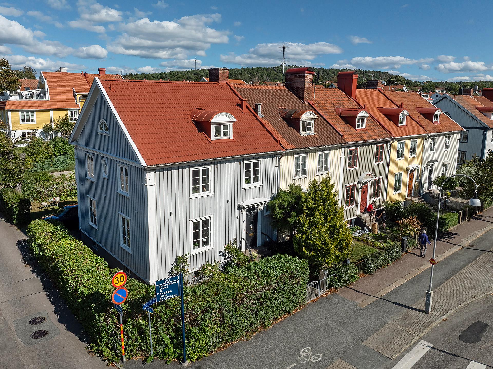 Perfekt läge på gaveln