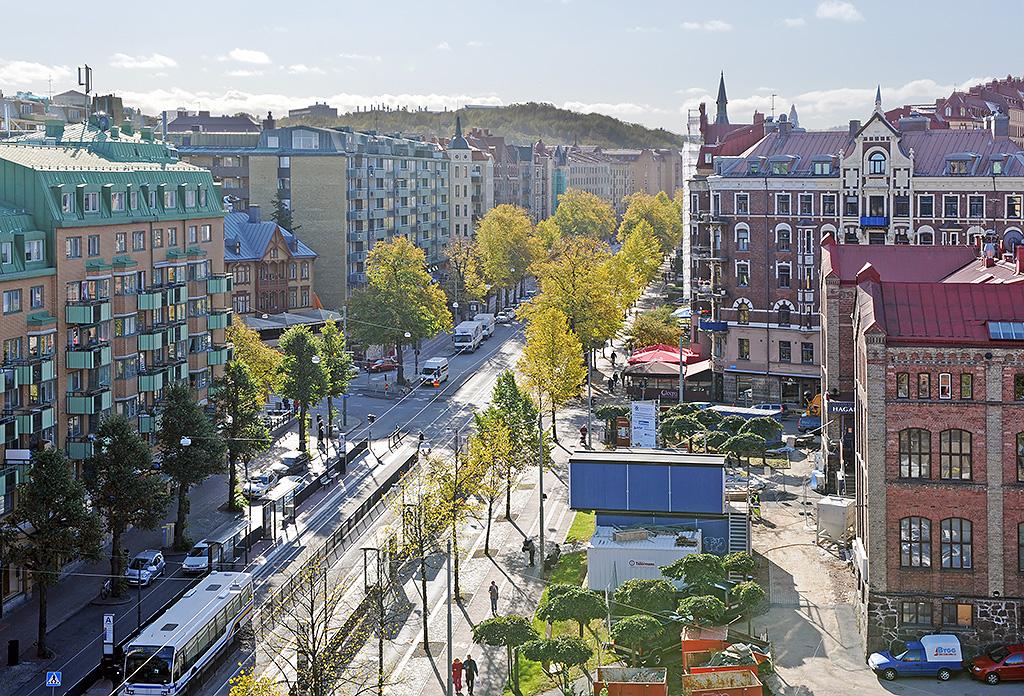 Linnégatan by day