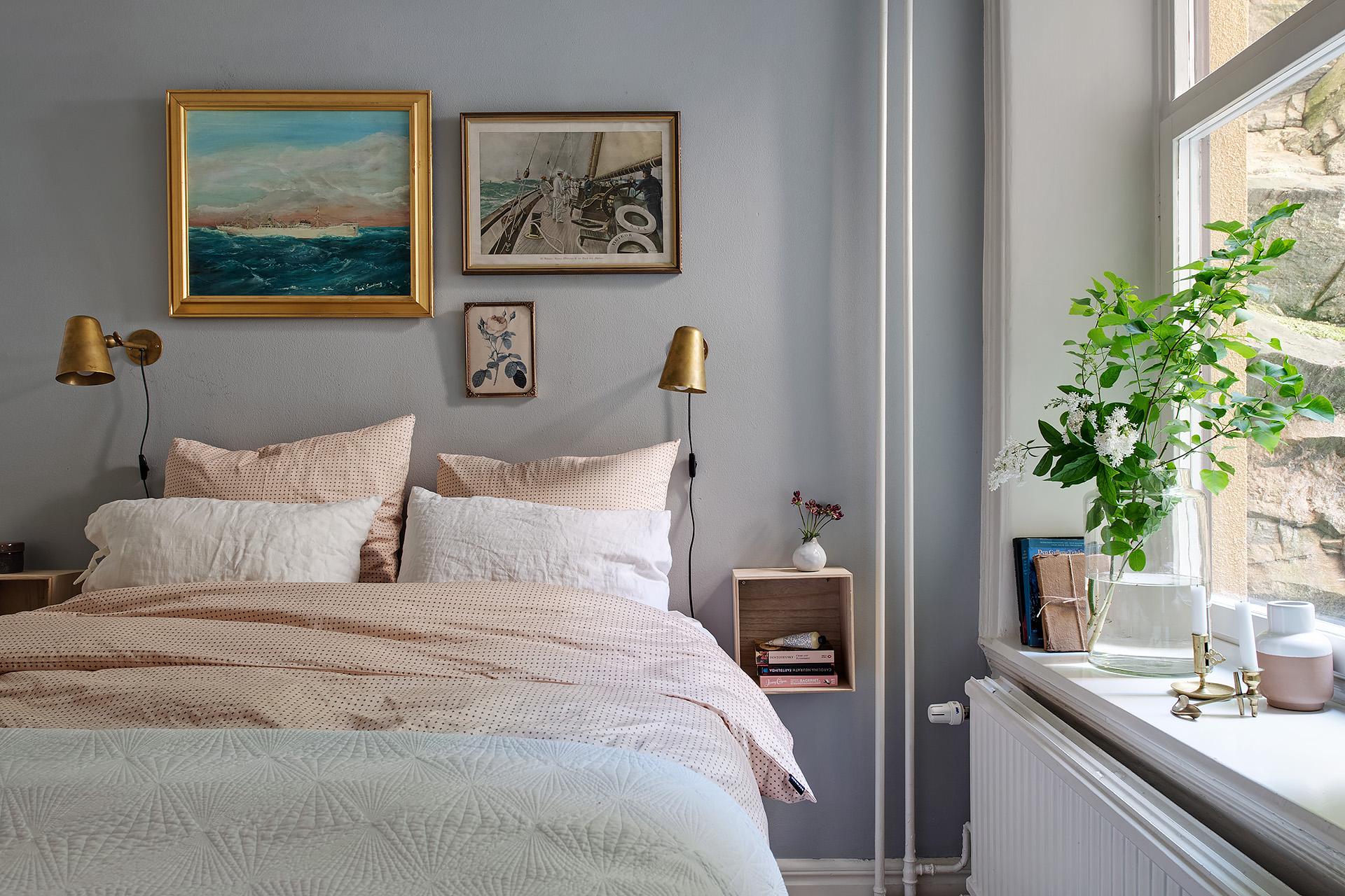 Sovrummet ligger lite avskilt - tyst och lugnt