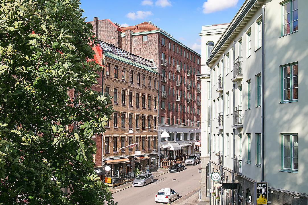 Kungsgatan där den är som vackrast