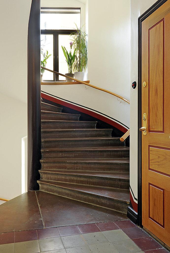 Tidstypiskt trapphus