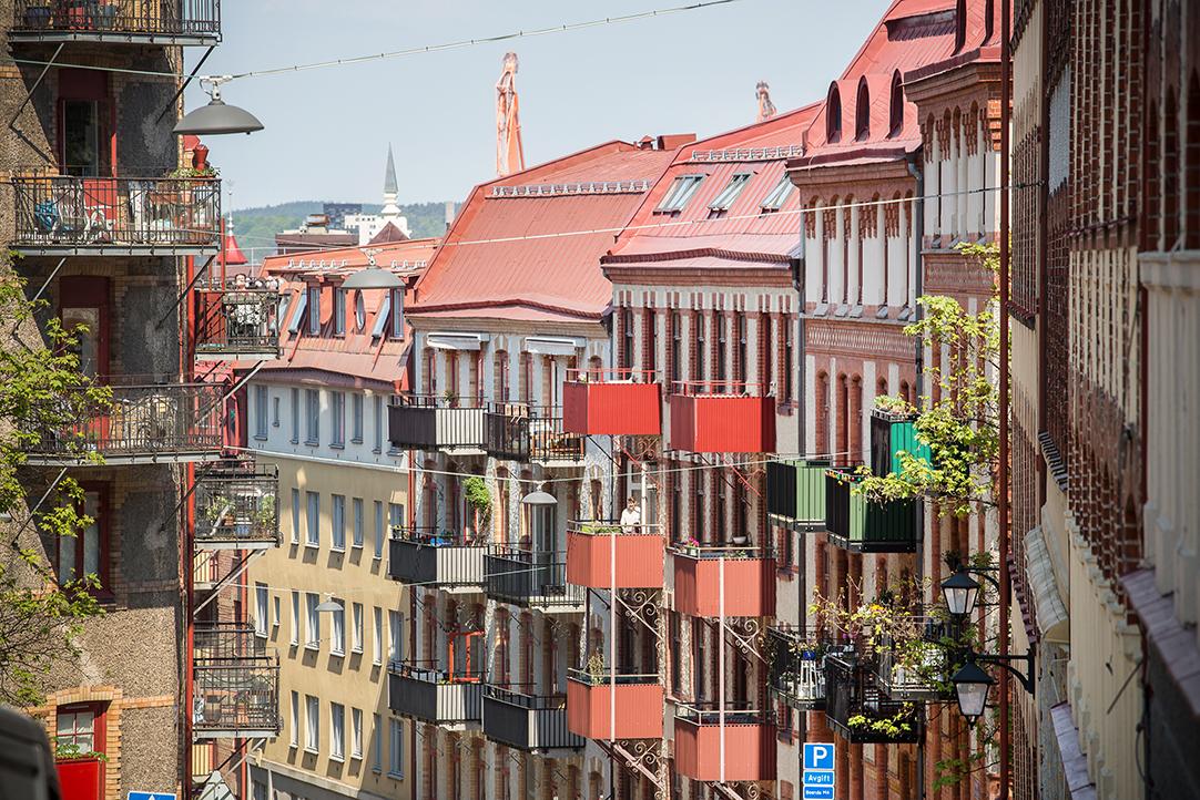 Bo i Göteborgs San Fransisco-backe