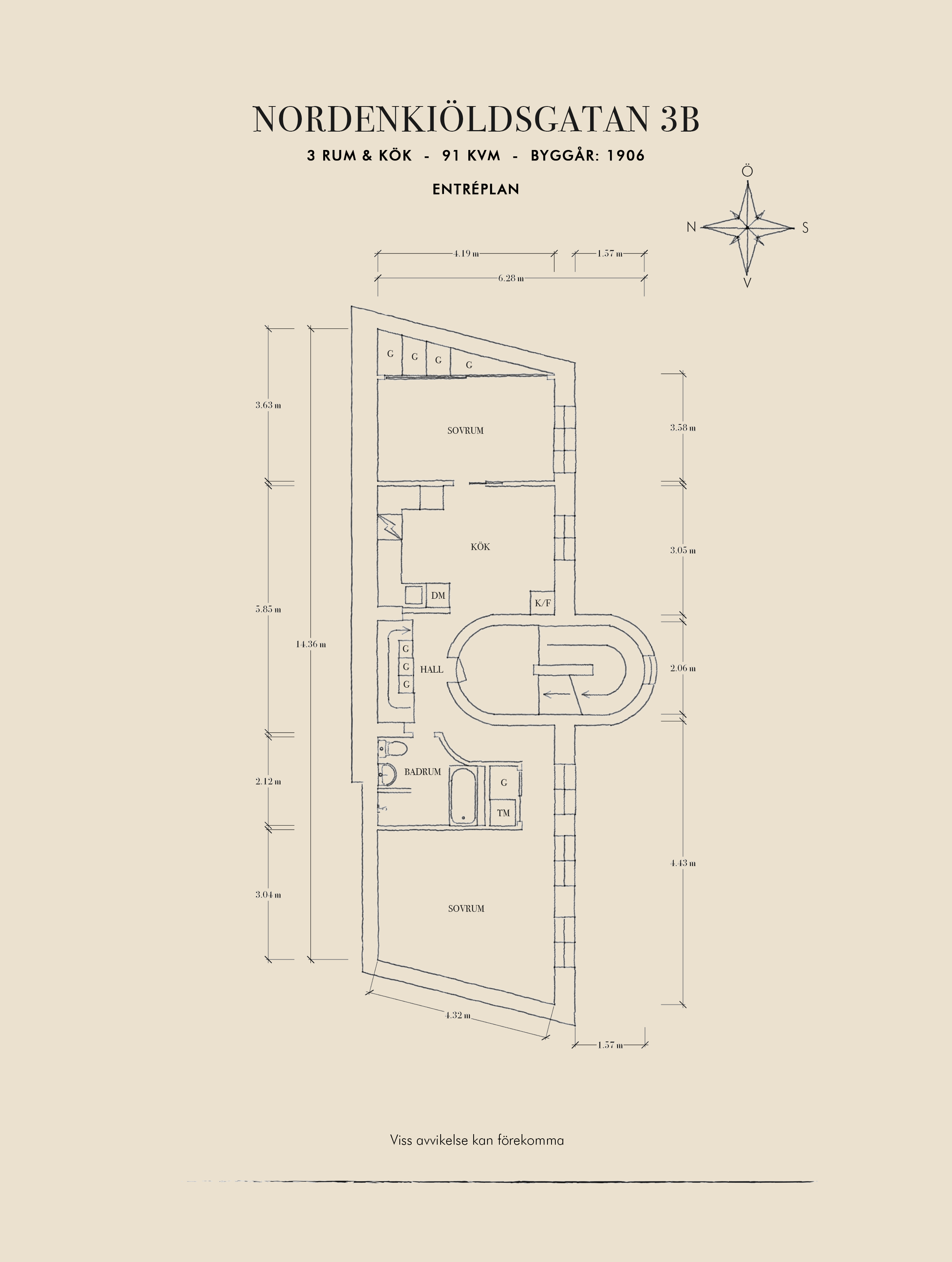Planskiss Nedre Plan