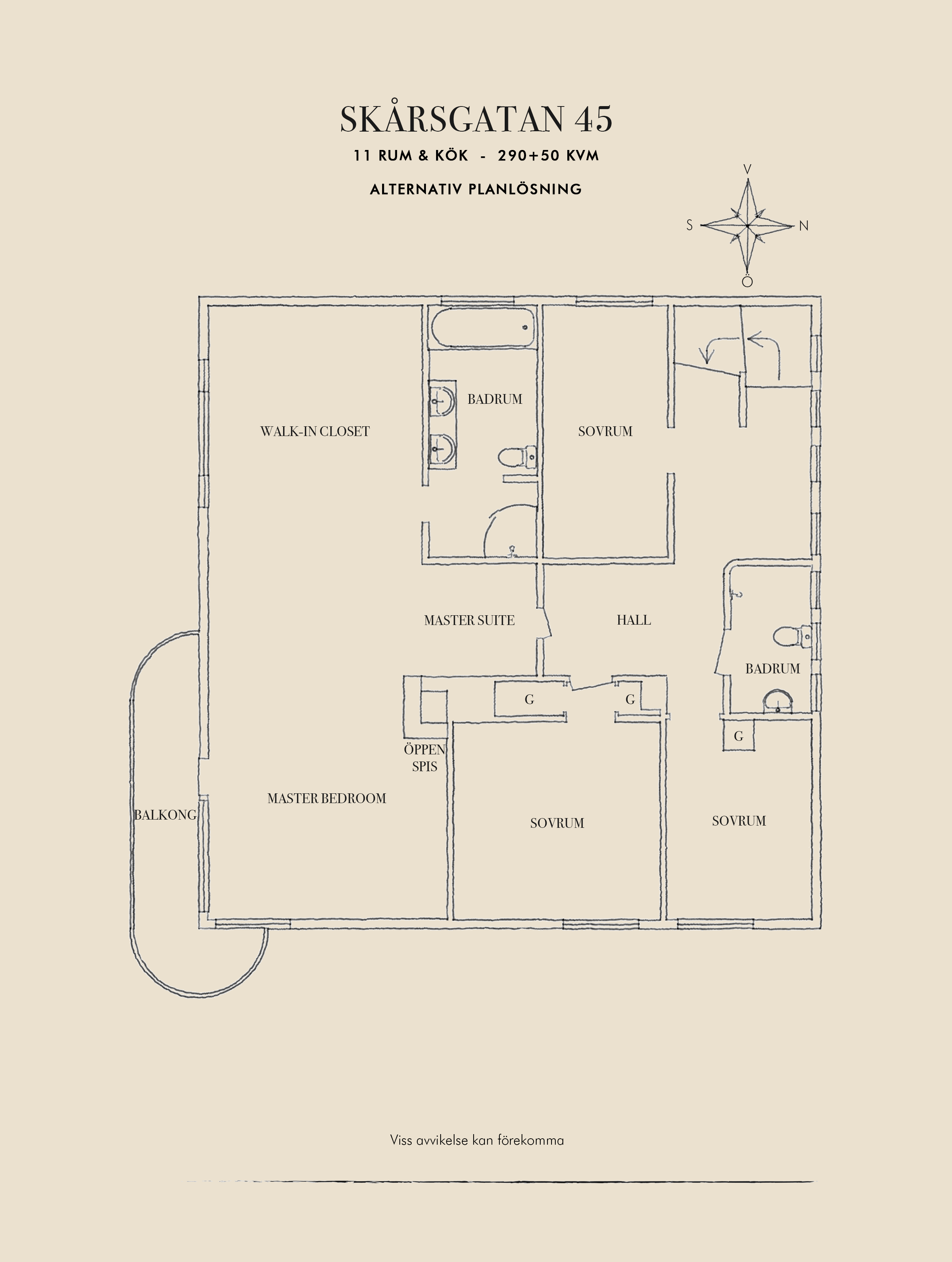 Alternativ planskiss övre plan