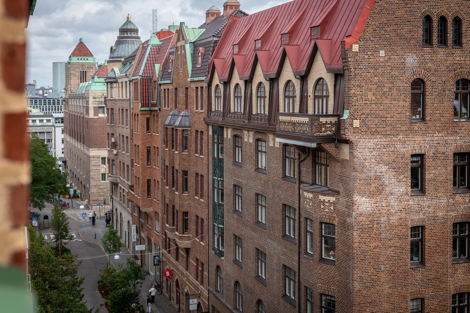 Härlig utsikt från vardagsrummet