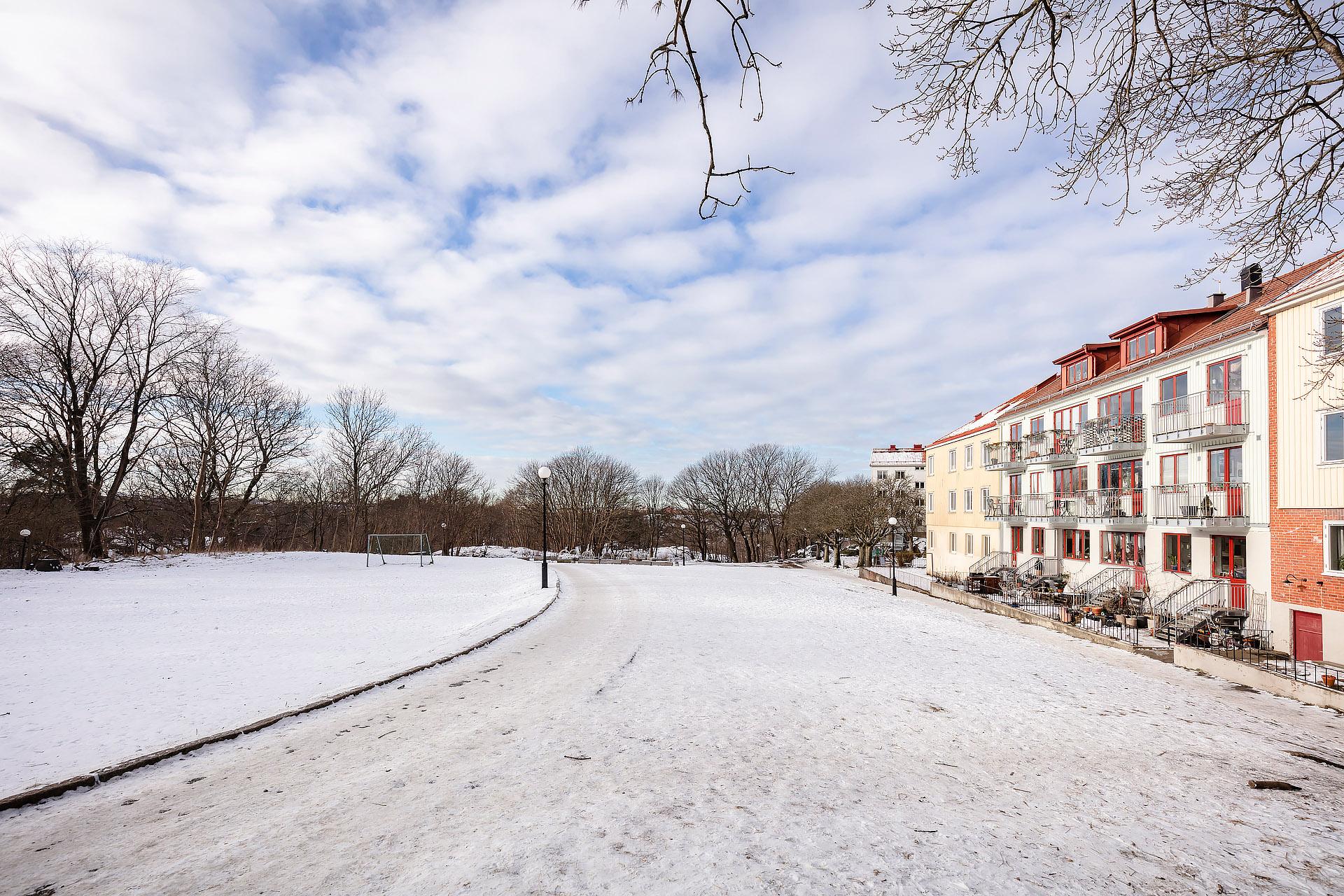 Promenadslingorna utanför är oändliga