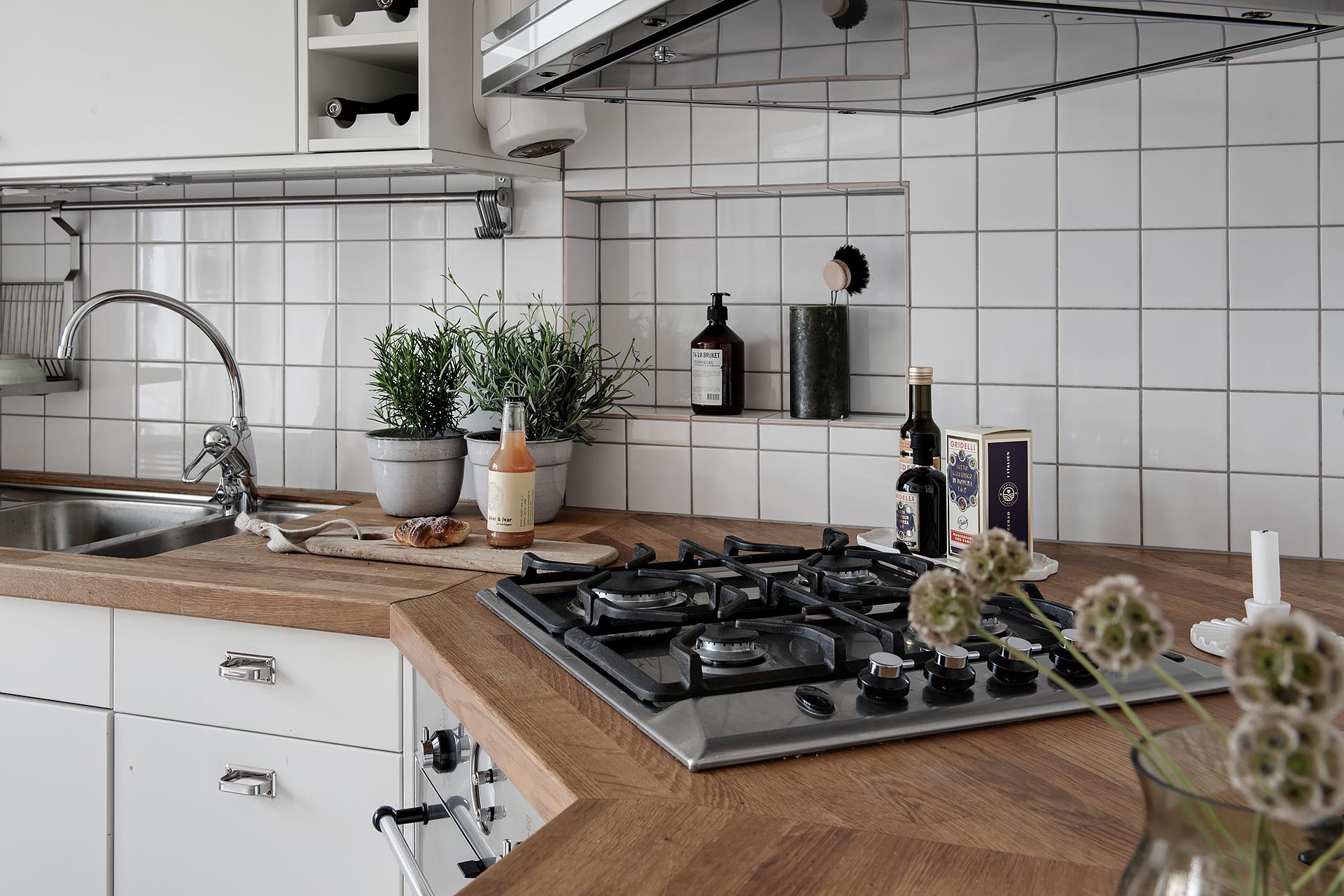 Fastigheten är ansluten till stadsgas