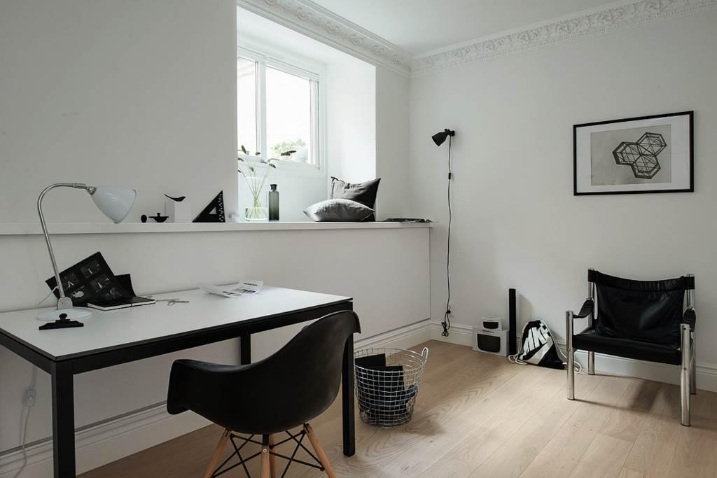 Lugnt och tyst mot innergård