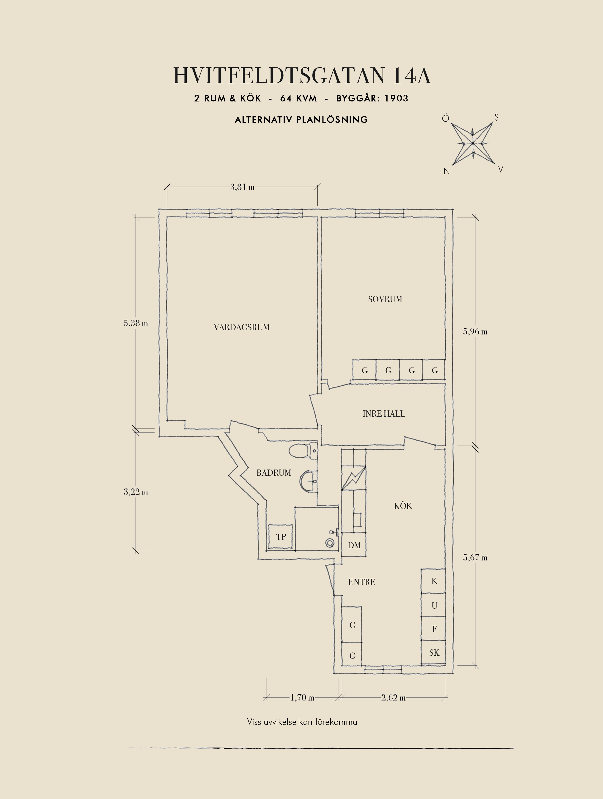 Förslag på alternativ planlösning (behöver förankras i styrelse innan ändring sker)