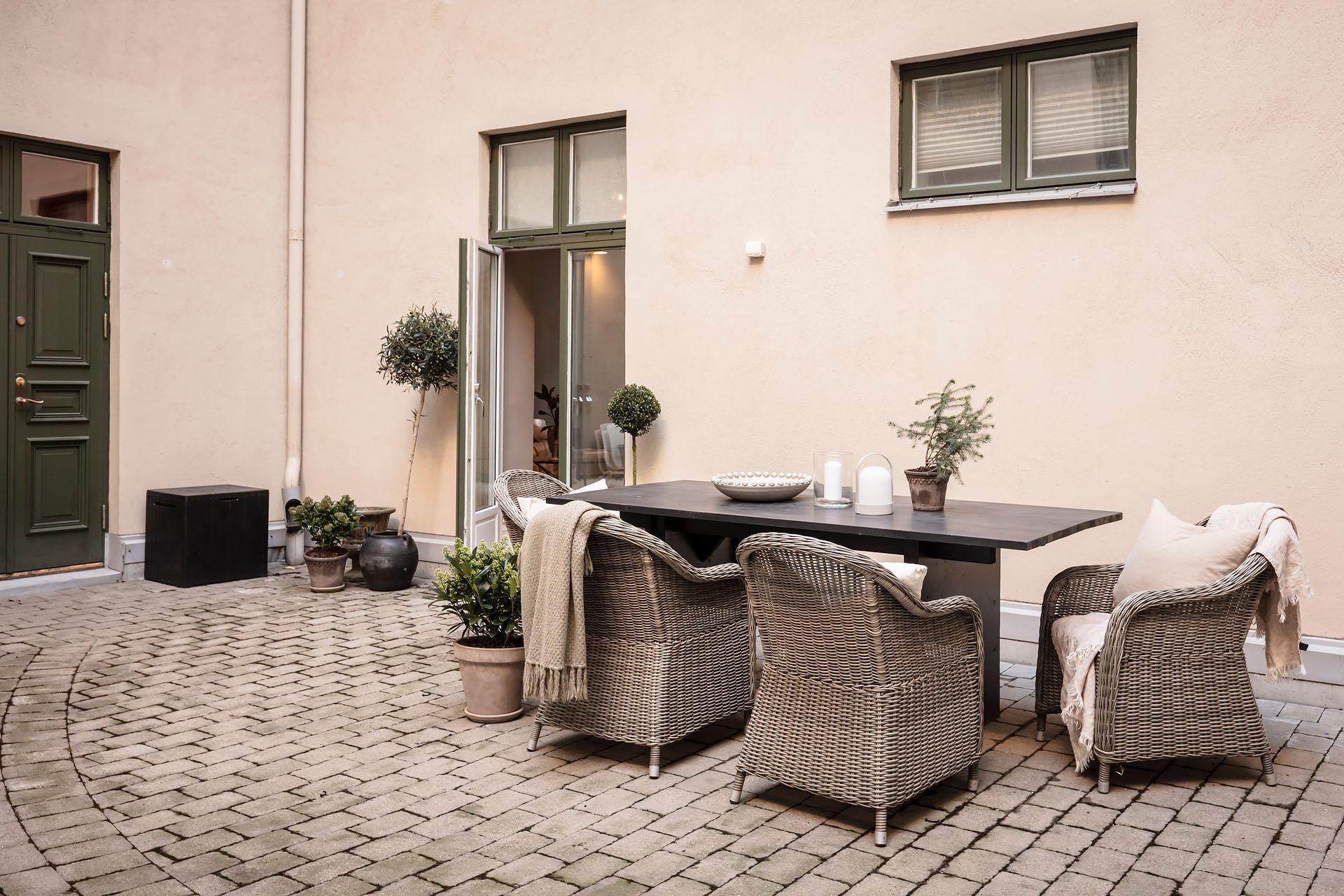 Uteplatsen har nyttjanderätt