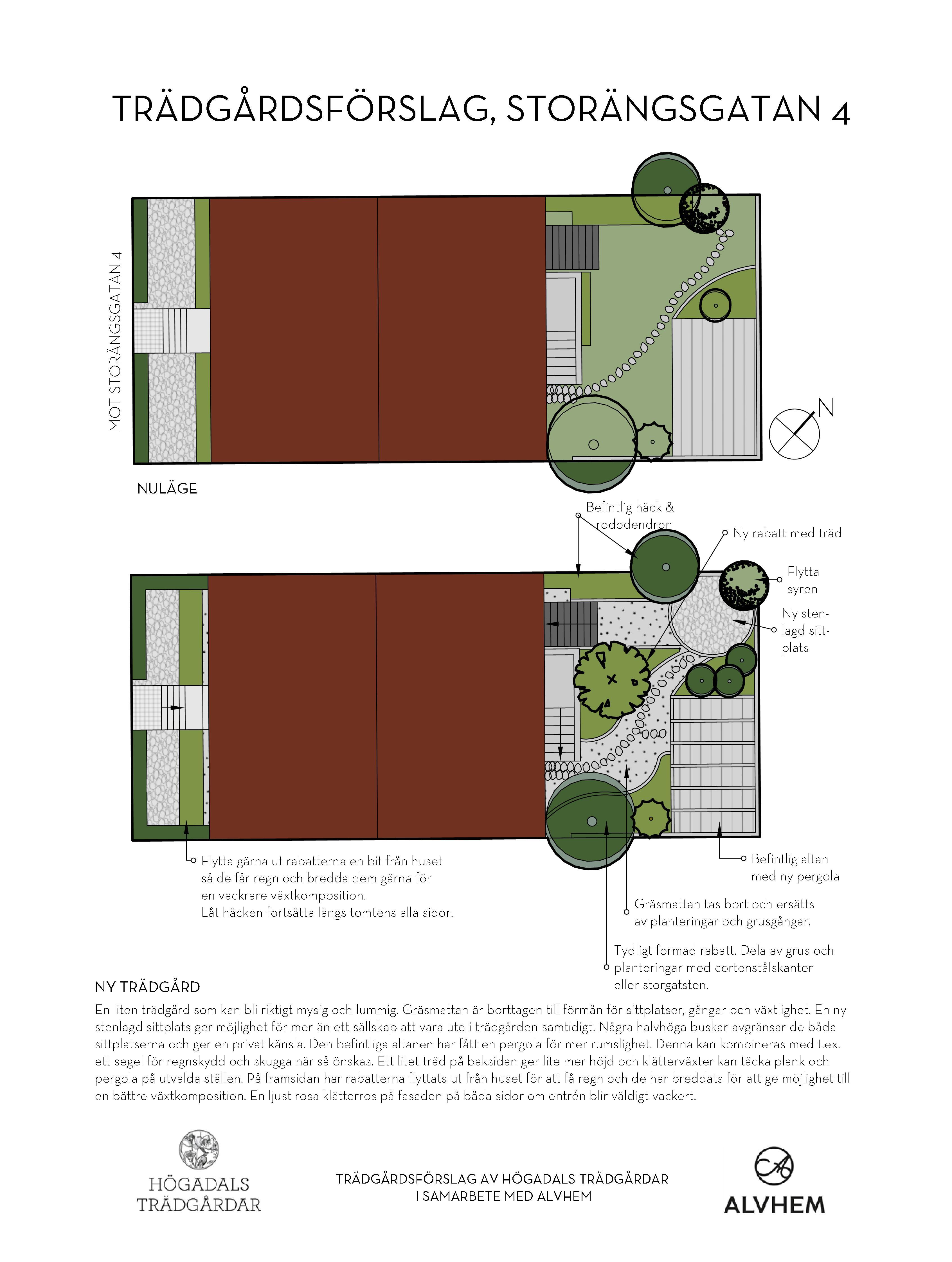 Illustrationsplan Storängsgatan 4