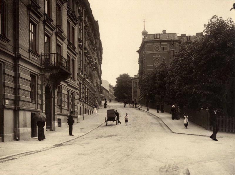 Karl Gustavsgatan år 1900.