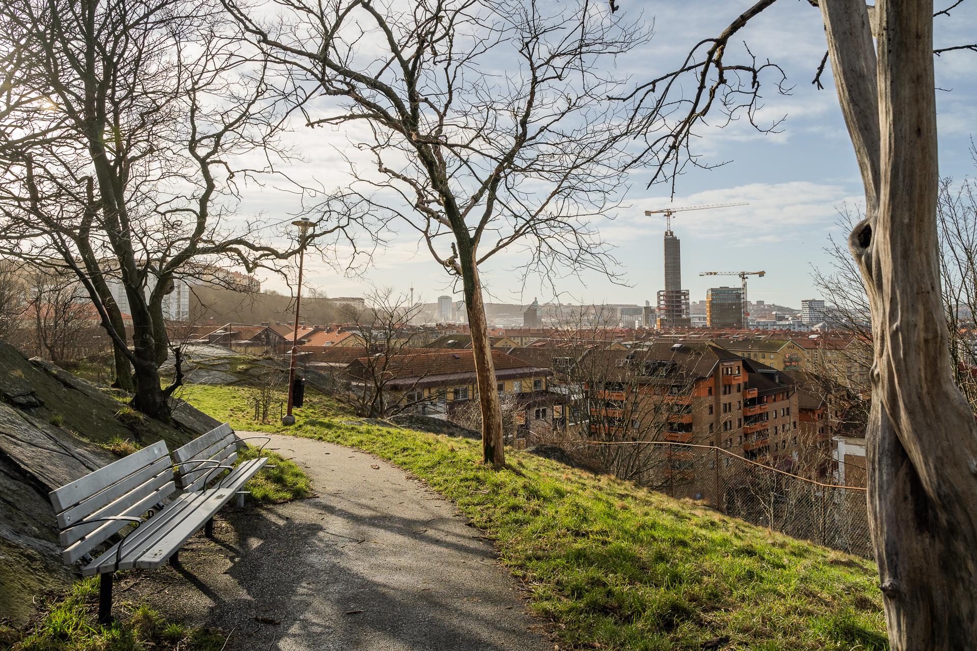 Redbergsparken med sin magnifika utsikt över Göteborg