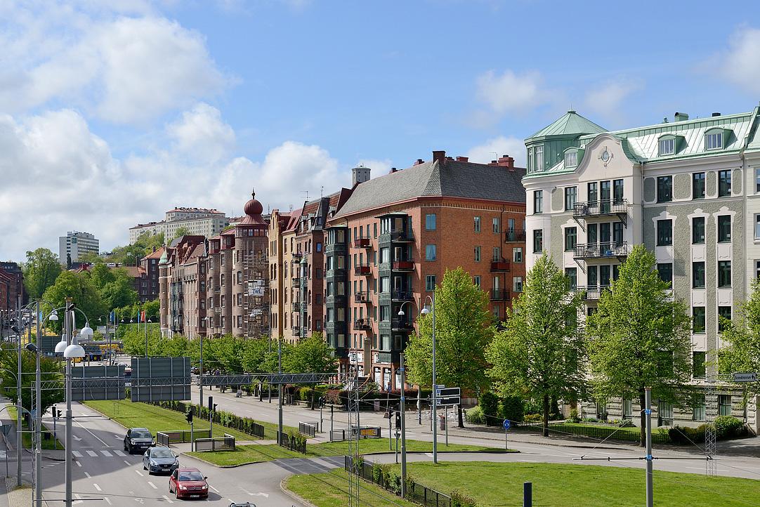 Anrika kvarter med stor andel bevarade hus