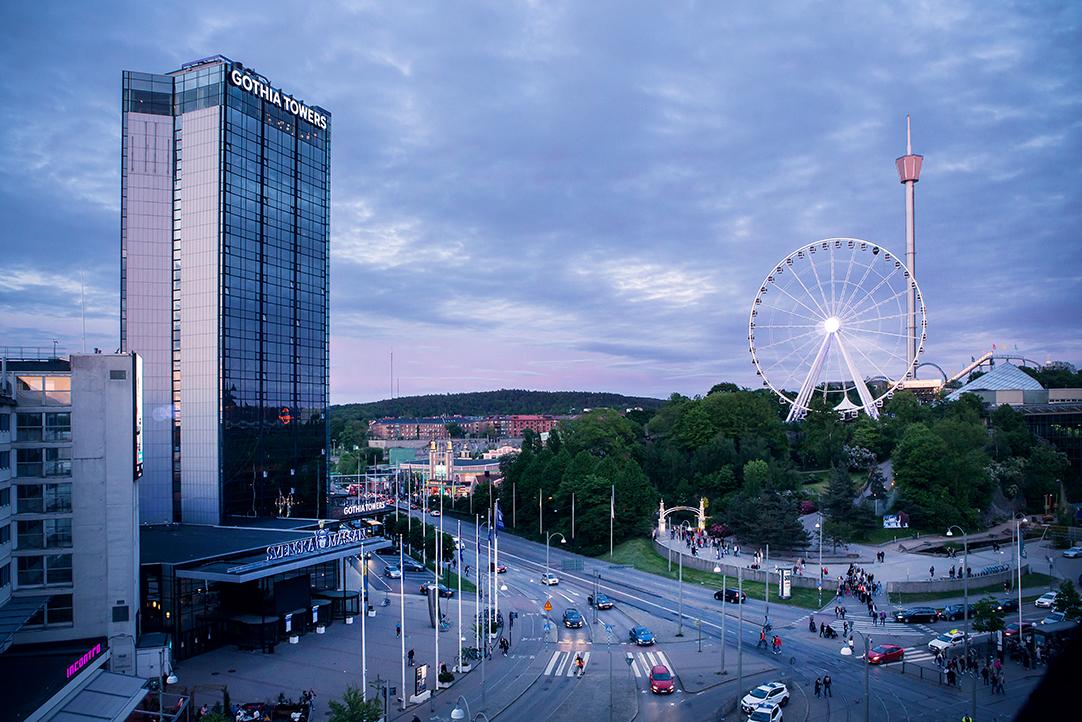 Ett sant stenkast från Evenemangsstråket 