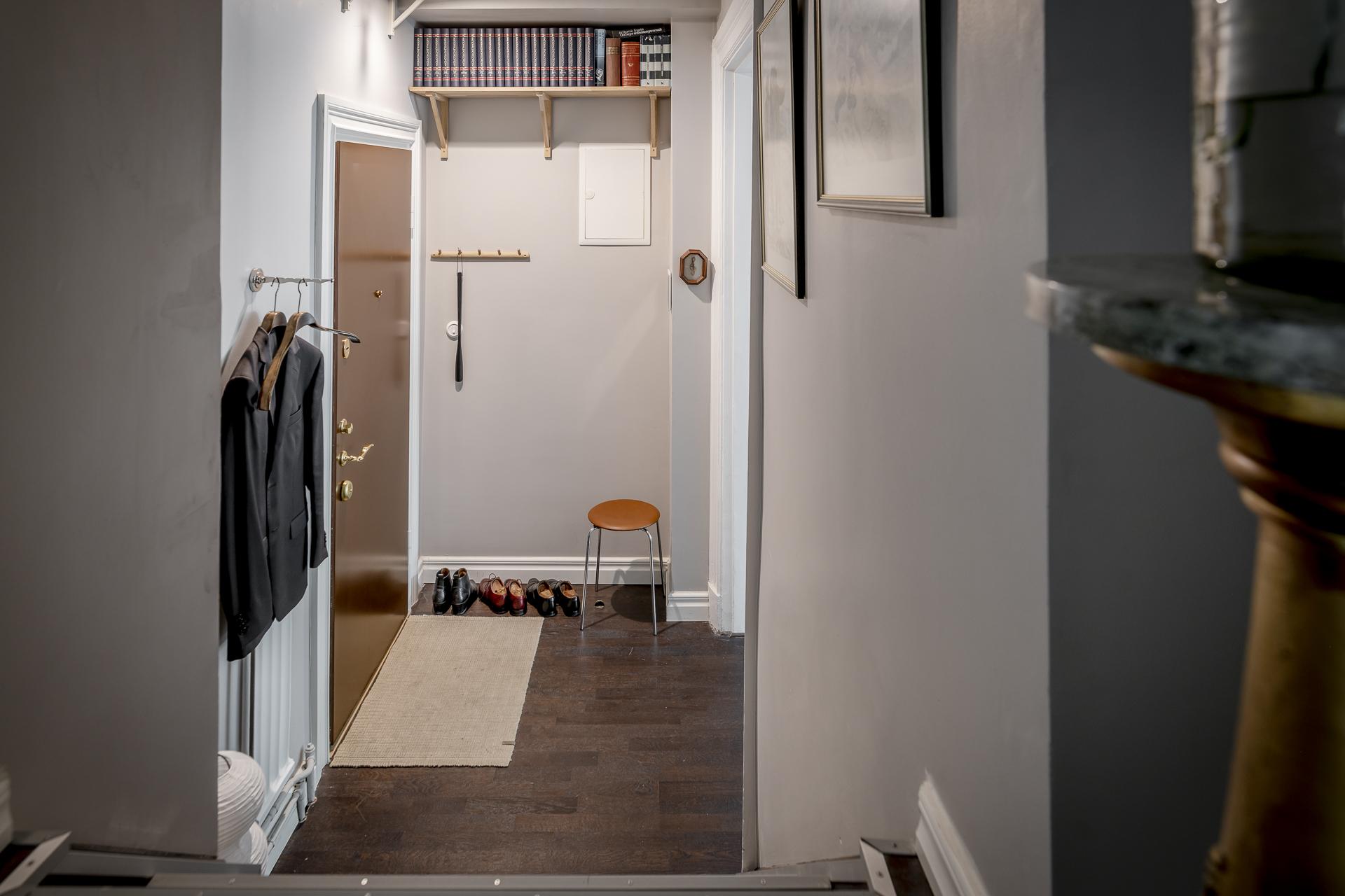Bostaden ligger i etage