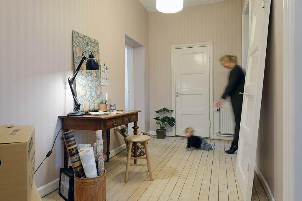 Inre hall som kan bli som ett extrarum