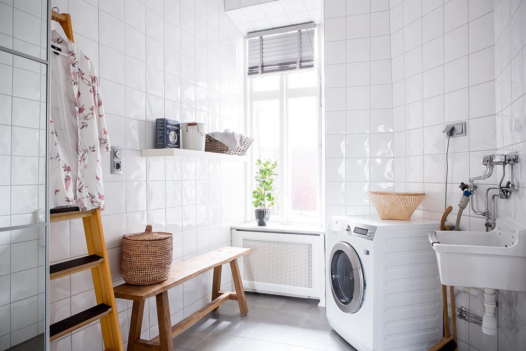 Skönt med egen tvättstuga