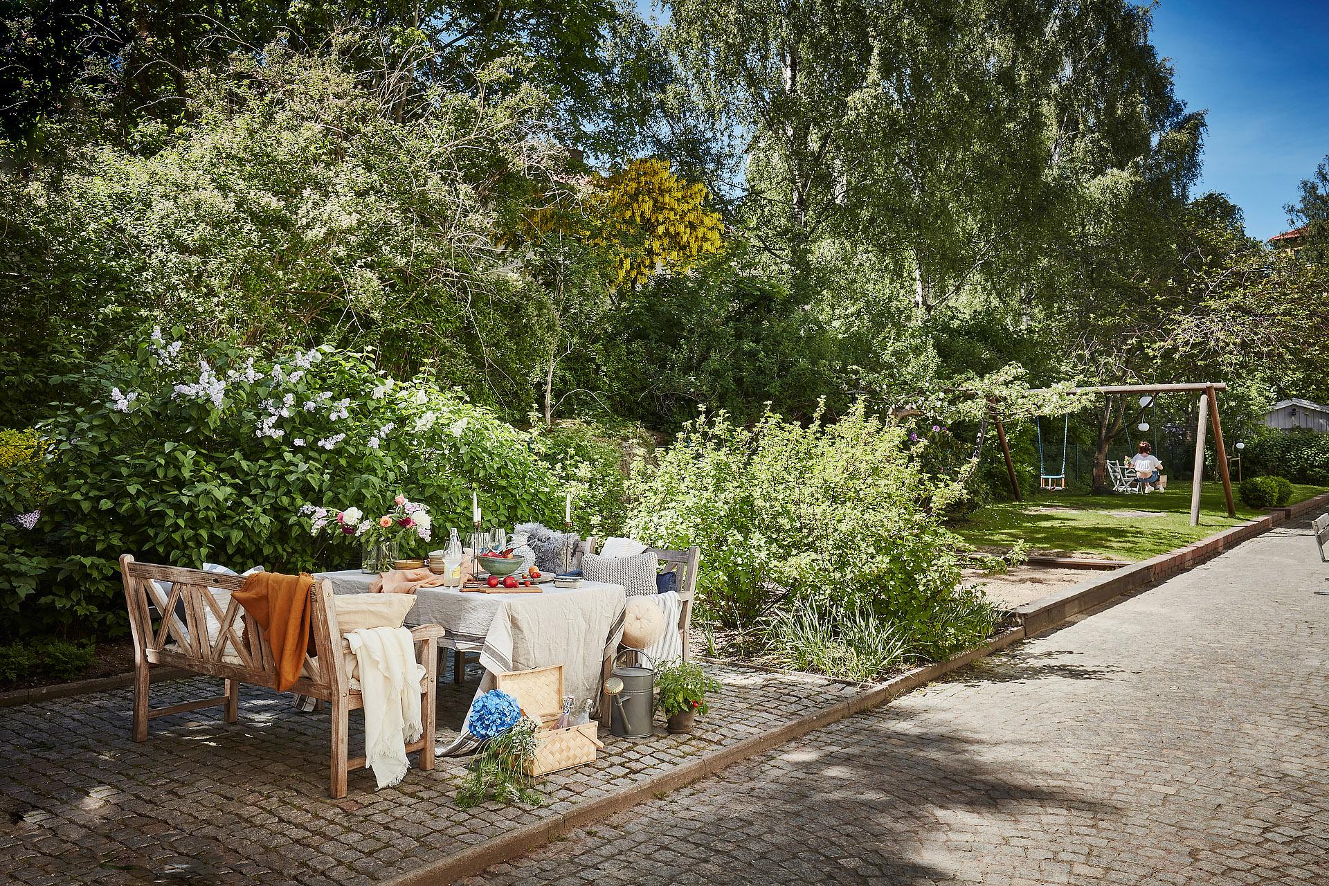 Föreningen har en underbar innergård