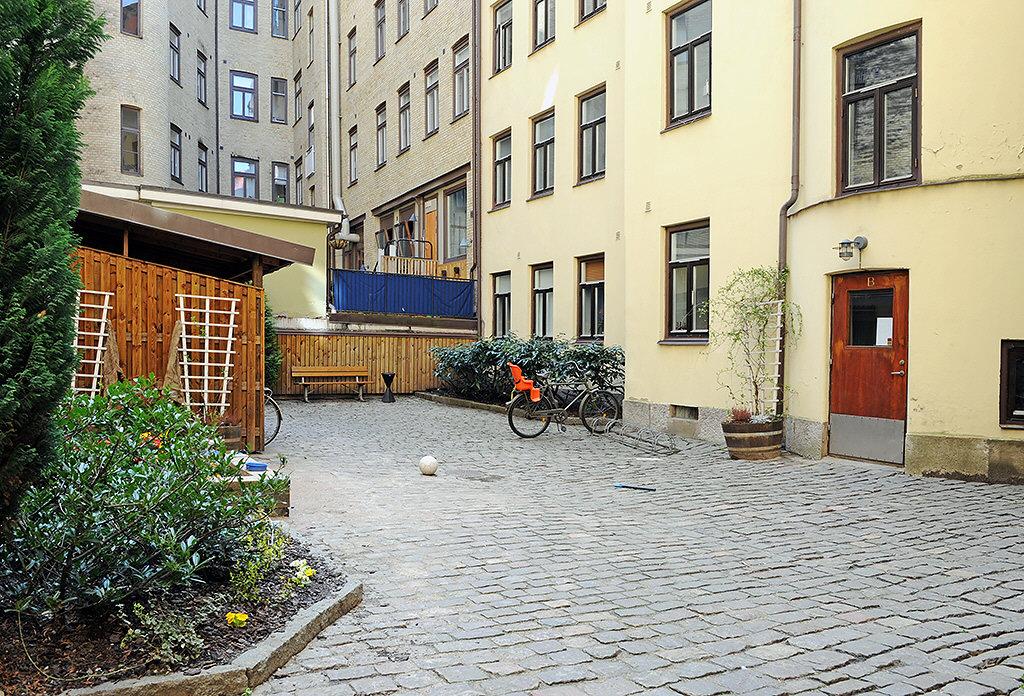 En av föreningens två barnvänliga gårdar