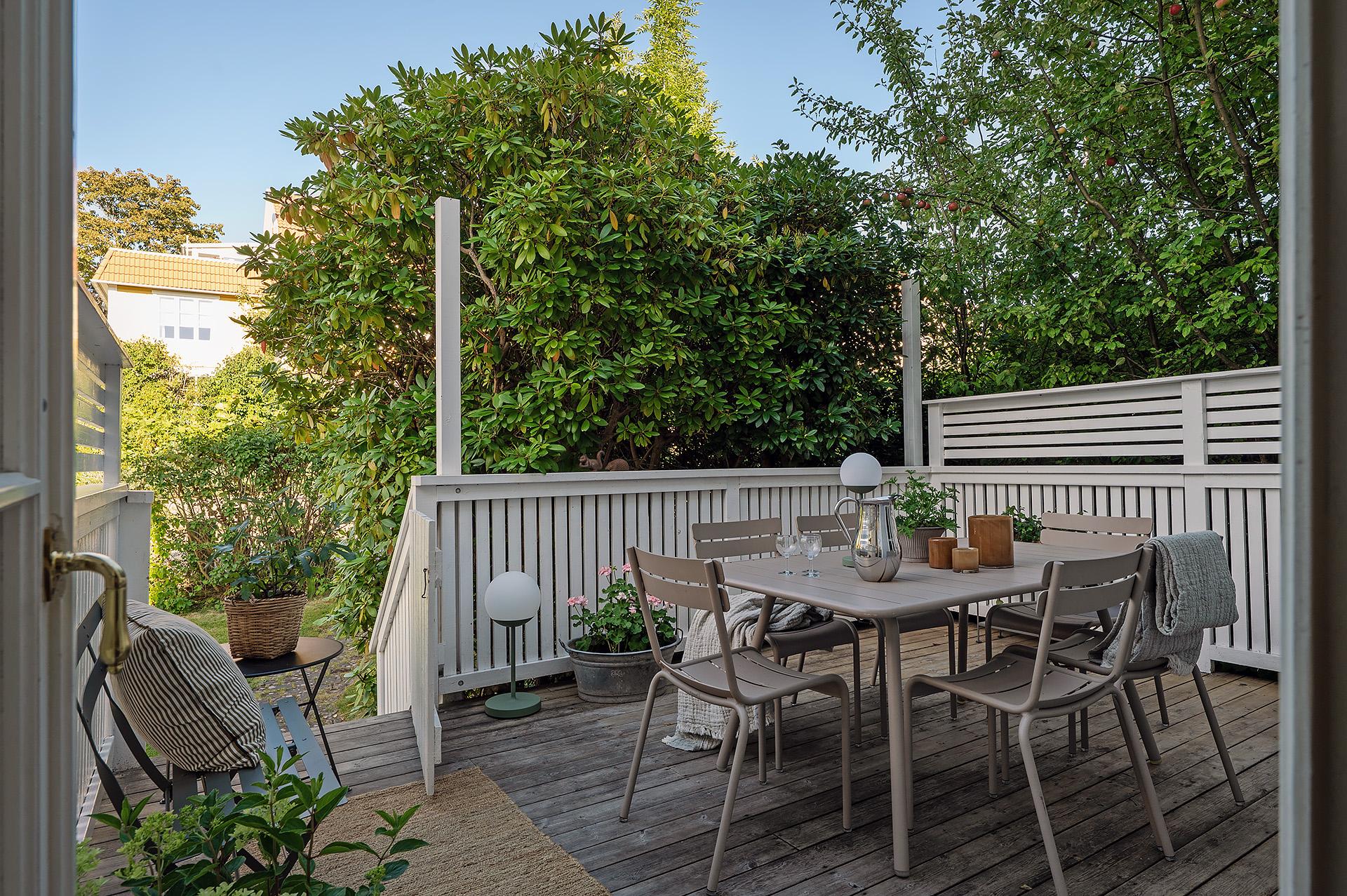 Härlig altan i österläge