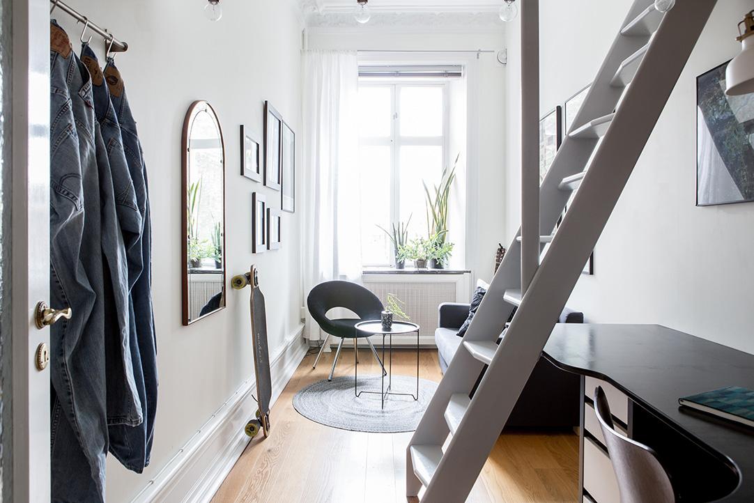 På andra sidan väggen - lägenhetens tredje sovrum