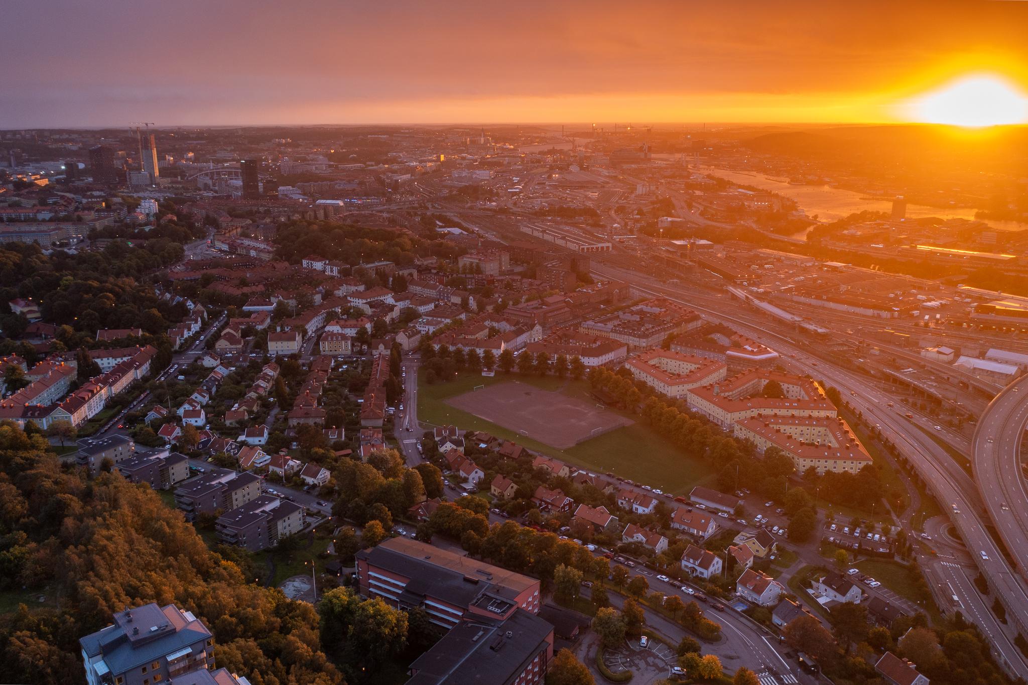 Drönarfoto från Strömmensberg