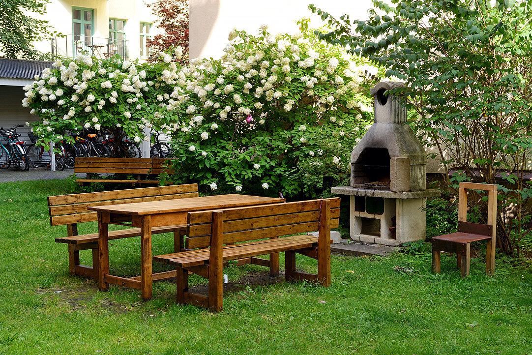 ...med både grillplats & lekplats