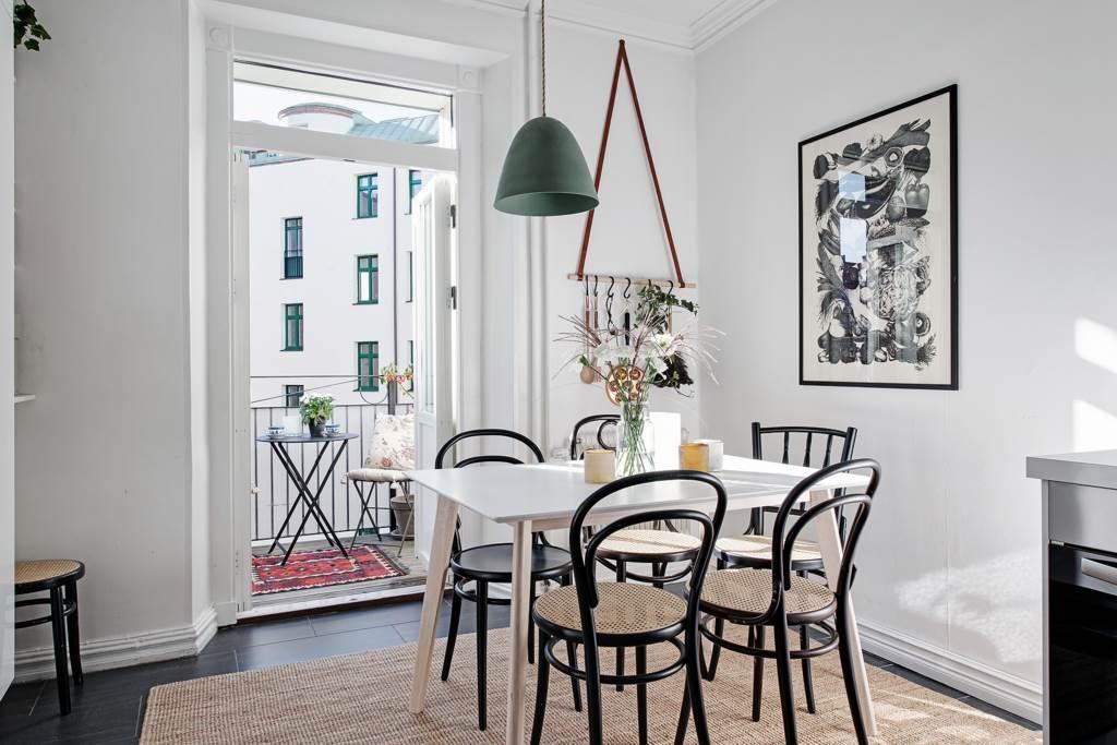 Andra balkongen ligger precis där man vill ha den: med utgång från köket