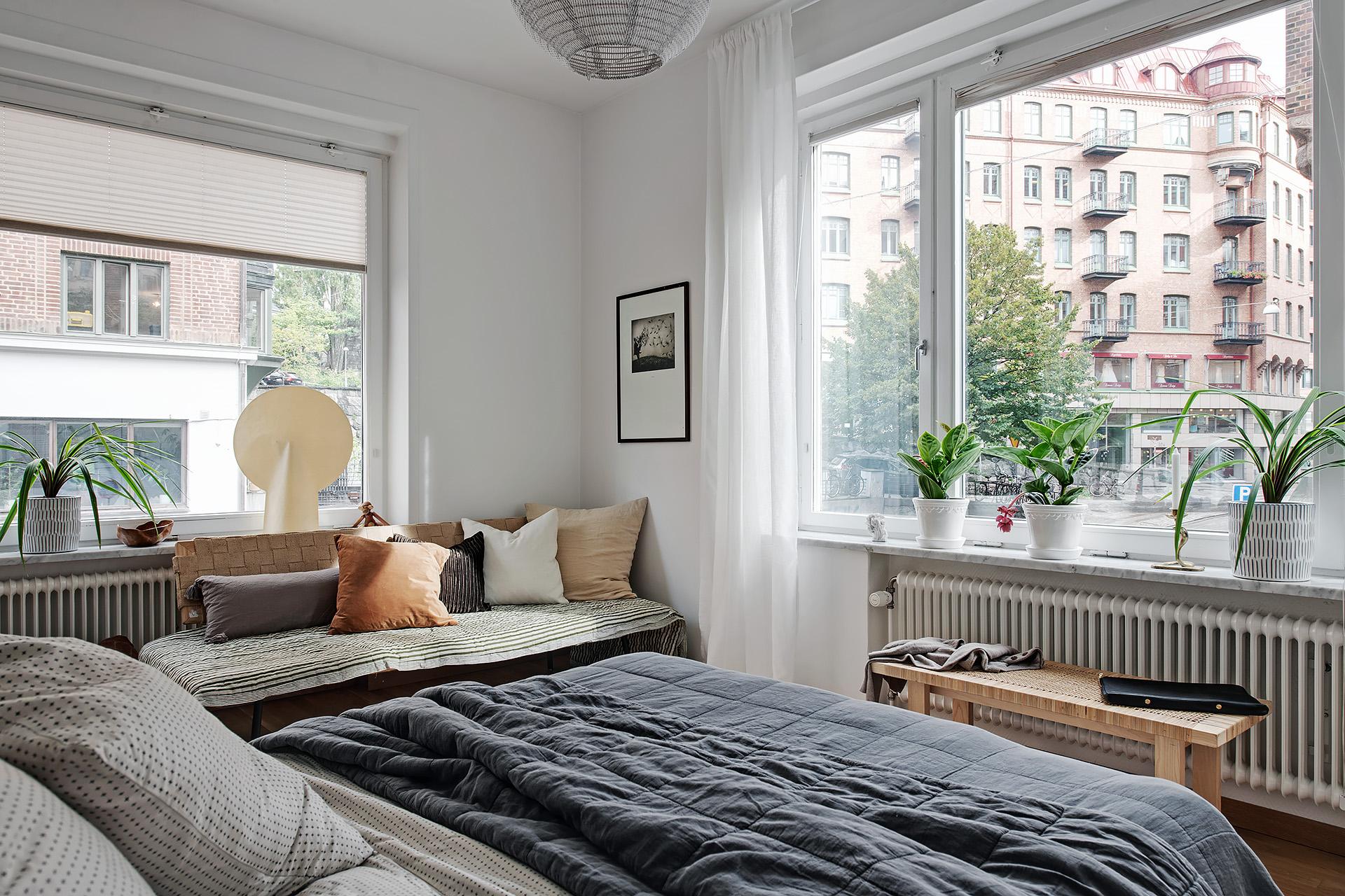 Sovrummet = hörnrummet