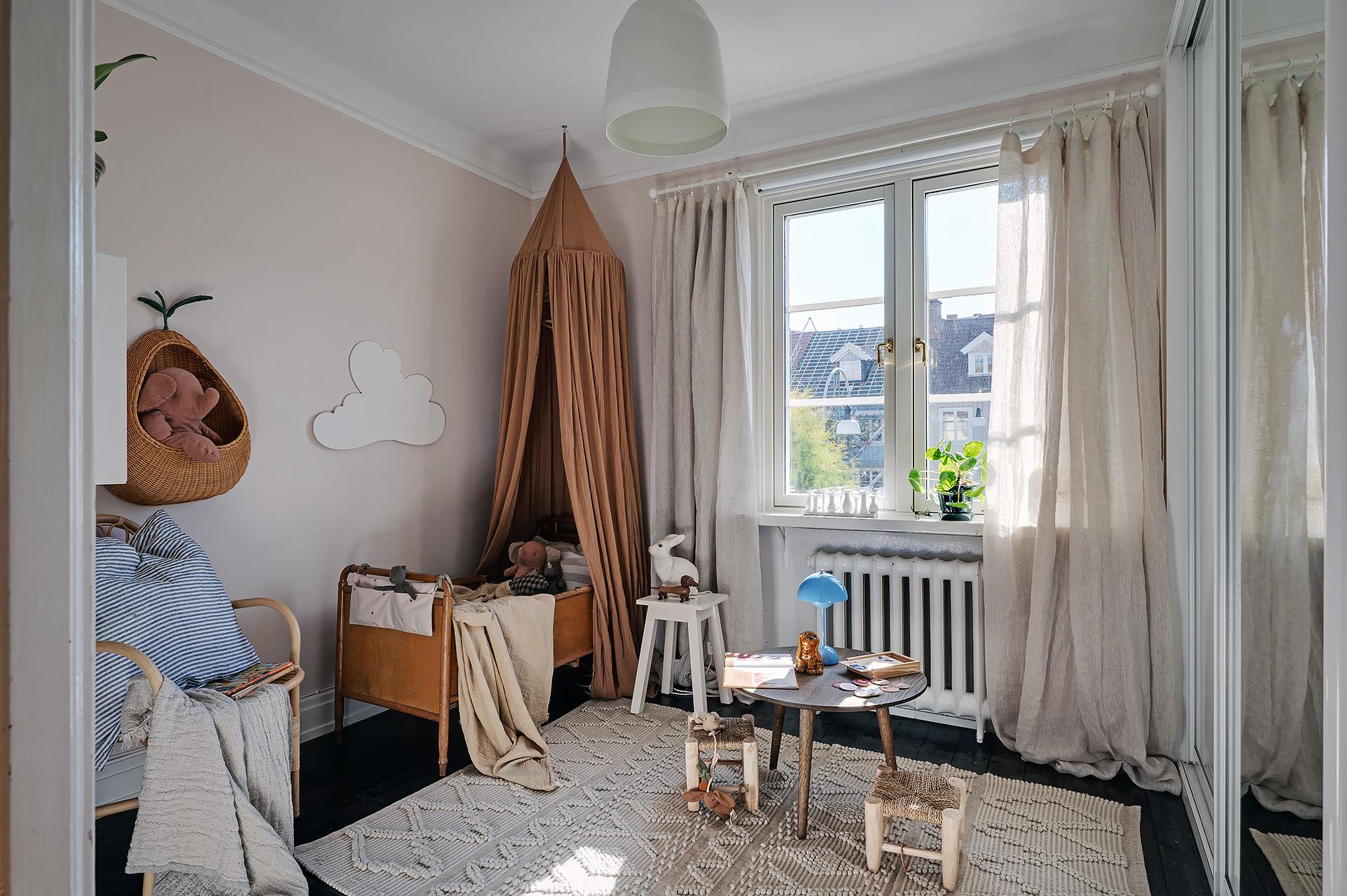 Det fjärde sovrummet är ett perfekt barnrum