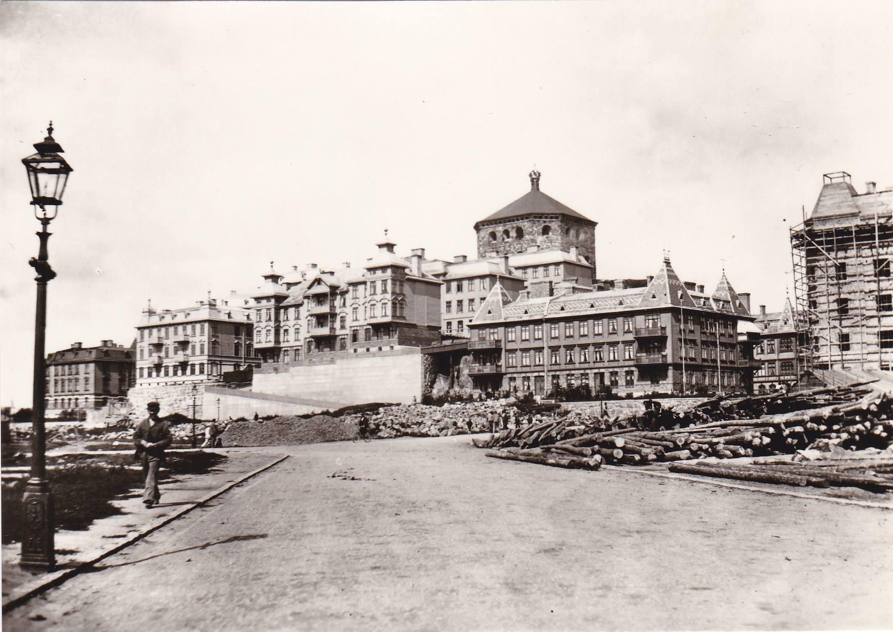 Området för över 100 år sedan