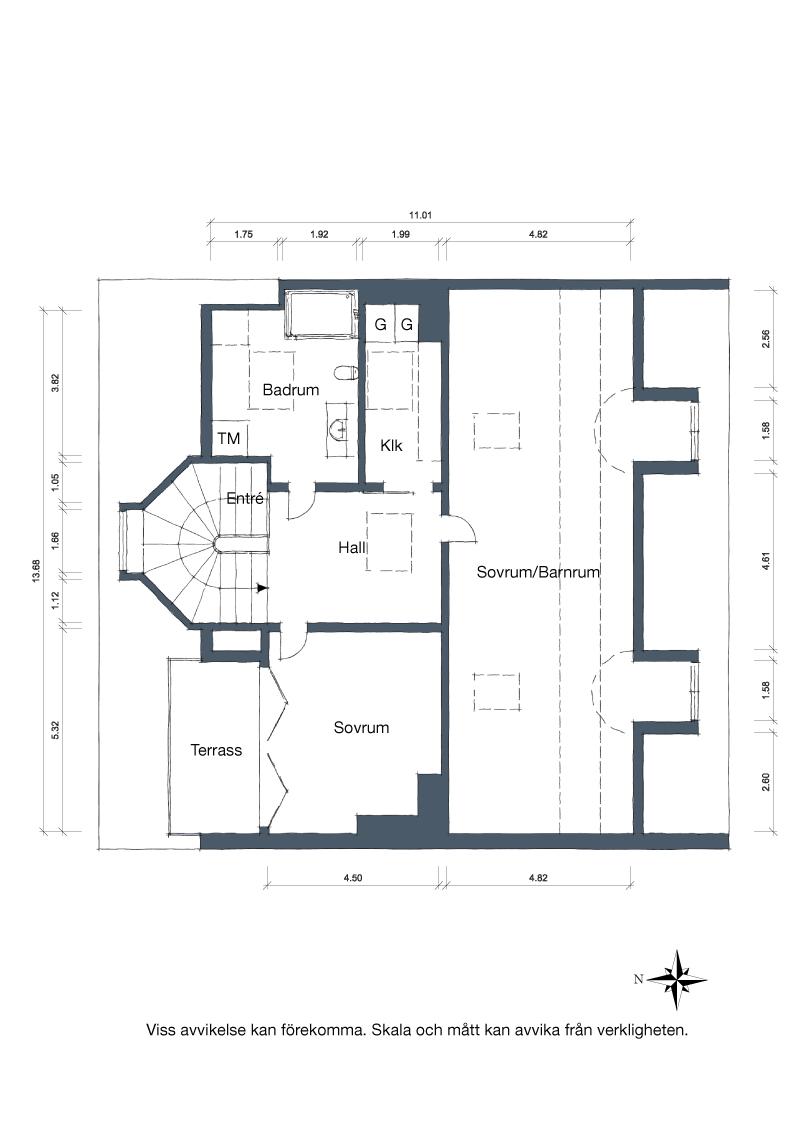 Ritning för bygglov