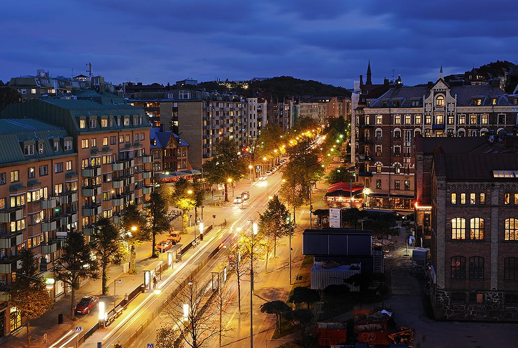 ...och runt andra hörnet ligger Linnégatan